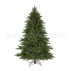 Sapin artificiel standard ignifugé avec illuminations LED